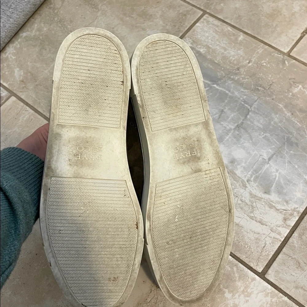 Frye & Co Sindy Suede Leather Sneakers 9M Low Top Fall